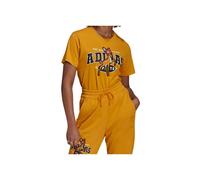 Adidas Disney Bambi Yellow Cotton Women's T-Shirt XXS