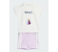 adidas Disney Frozen T-Shirt Set, White, Size 3-4 Years White