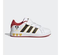 adidas Unisex Kids Disney Mickey Mouse Grand Court Shoes Kids, Cloud White/Core Black/Bold Gold, 5.5 UK