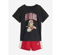 adidas Unisex Baby DISNEY MICKEY MOUSE T-SHIRT SET, black/off white, 12-18 Months