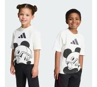 adidas Unisex Kids Disney Mickey Mouse Shirt, Off White/Black, 9-10 Years