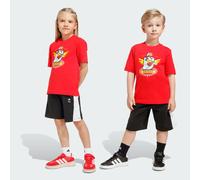 adidas Unisex Kids DISNEY MICKEY MOUSE T-SHIRT SET, pure ruby/off white, 6-7 Years