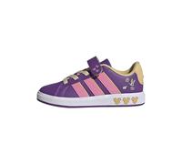 adidas Disney Minnie Mouse Grand Court Shoes Kids Shoes Unisex - Children and Boys, Active Purple St Tropic Bloom Cloud White, 13.5 UK