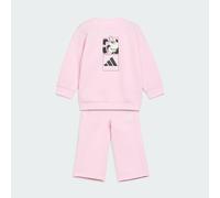 Adidas Baby Girls Track Suit Set Disney Minnie Mouse - Clear Pink/Off White - 12-18 Months