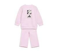 Adidas Baby Girls Track Suit Set Disney Minnie Mouse - Clear Pink/Off White - 12-18 Months