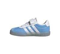 Adidas Disney Vl Court 3.0 Elastic Lace & Strap Sneaker, Cinderella Semi Blue Burst White Pink Lucide, 1.5 UK Child