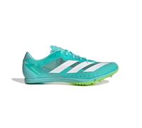 adidas Distancestar Spike Shoes - Turquoise, White, Size 9