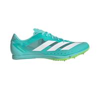 adidas Distancestar Spike shoes Unisex-turquoise, white, Size 11,5