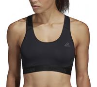 adidas Dont Rest AlphaSkin Womens Sports Bra Black Support Compression Gym Run