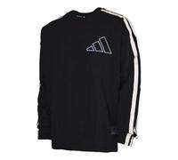 adidas Dp hdn crew Round Neck Pullover Long Sleeves Black GH4779 L