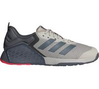 adidas Dropset 3 Mens Training Shoes Grey Gym Workout Cushioned Fitness Trainers