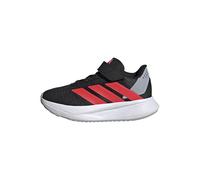 adidas Duramo SL2 Hook and Loop Shoes Kids Running, core Black/Lucid red/Halo Silver, 1 UK Child