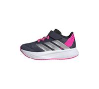 adidas Duramo SL2 Hook and Loop Shoes Kids Running, Shadow Navy/Silver met./Lucid Pink, 1 UK Child