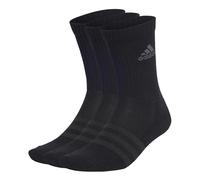 Adidas EBB96 SPW Cushioning 3P Crew Socks, Black/Graysix (IA3950), S