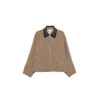 adidas embroidered corduroy-collar jacket - Neutrals M-L-XL-XXL