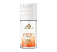 adidas Energy Kick Roll-On Deodorant for Her, with Mandarin Oil and 24 Hour Freshness with Skin-Friendly Formula, 50 ml