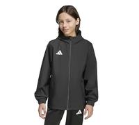 adidas Kids' Entrada 26 Water and Wind Resistant Rain Anorak 5-6 Years Black