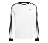 adidas Essential 3-Stripes Long Sleeve Tee 'White Black' KE3545 XS