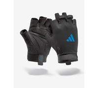 adidas Essential Training Graphic Gloves Pure Black Blue - XL