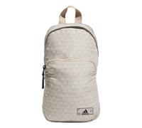 adidas Essentials Sling Small Crossbody Bag for Women and Men (5L), Bos Mini Monogram Wonder Beige/Black/2.0, One Size, Essentials Sling Small Crossbody Bag for Women and Men (5l)