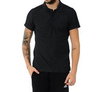 Adidas Essential 3 Stripe Polo - Black Size S - Short Sleeve Top - New