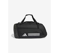 adidas Unisex Essentials 3-Stripes Duffel Bag, BLACK/WHITE, M