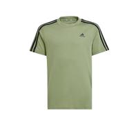 adidas Essentials 3-Stripes Cotton T-Shirt, Cotton, Green