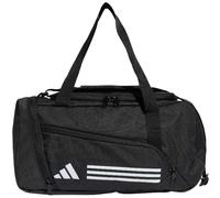 adidas Unisex Essentials 3-Stripes Duffel Bag, Black/White
