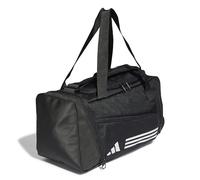 adidas Unisex Essentials 3-Stripes Duffel Bag, Black/White