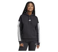 Adidas Essentials 3 Stripes Fleece Hoodie Black M Woman