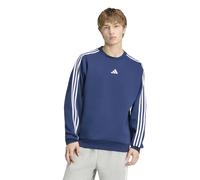 adidas Essentials 3-Stripes Fleece Sweatshirt Mens L Blue