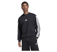 Adidas Essentials 3 Stripes Fleece Sweatshirt Black S Men