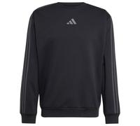 adidas - Essentials 3-Stripes Fleece Sweatshirt - Jumper size M, black