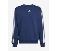 adidas Essentials 3-Stripes fleece sweatshirt navy blue white - M