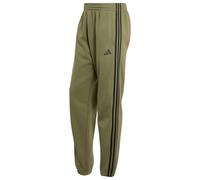 Adidas Essentials 3 Stripes Fleece Tapered Cuffed Joggers Green XL / Regular Men