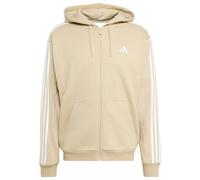 adidas - Essentials 3-Stripes French Terry Full-Zip Hoodie - Hoodie size XXL, sand