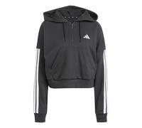 adidas Essentials 3-Stripes French Terry Quarter-Zip Hoodie