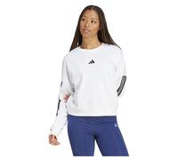 adidas Women's ESSENTIALS 3-STRIPES FRENCH TERRY SWEATSHIRT, white/black, S