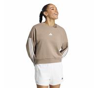 Adidas Essentials 3 Stripes French Terry Sweatshirt Brown XS Woman