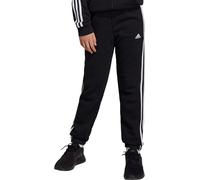 adidas Essentials 3 Stripes Junior Fleece Joggers Black Kids Pockets Sweatpants