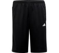 adidas Essentials 3 Stripes Junior Training Shorts Black Kids Pockets Short Gym