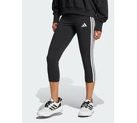 Adidas 3 Stripes 3/4 Leggings Black XS Woman