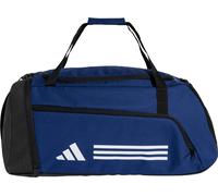 adidas Essentials 3 Stripes Medium Holdall Blue Gym Travel Training Bag Mens