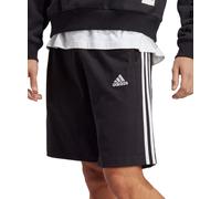 adidas Essentials 3 Stripes Mens Shorts Black 10 Inch Stylish Pockets Adjustable