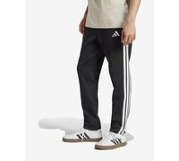 adidas Essentials 3-Stripes Open Hem Trousers black white - M
