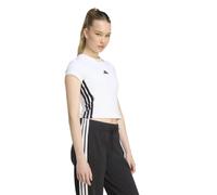 Adidas Essentials 3 Stripes Padded Slim Baby Short Sleeve T-shirt White S Woman