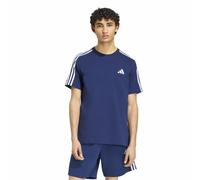 adidas Essentials 3-Stripes Single short sleeve T-shirt navy blue white - S