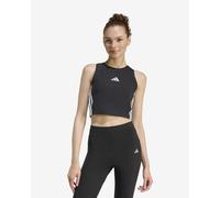 Adidas Essentials 3 Stripes Padded Sleeveless T-shirt Black S Woman