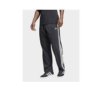 adidas Men's Essentials 3-Stripes Stanford Lite Woven Tapered Open Hem Pants, Black/White, XXL