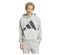 Adidas Essentials Big Logo French Terry Hoodie Grey XL Men